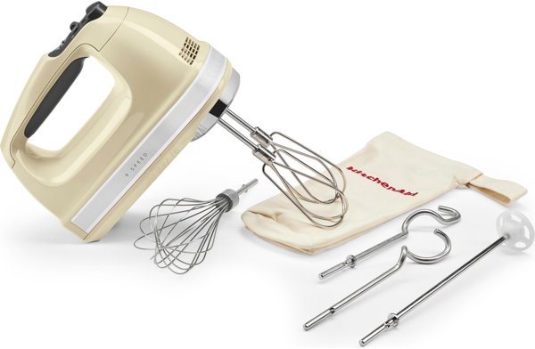 KitchenAid Mikser χειρός 5KHM9212EAC 85 W (Κρεμώδες, Ασημί)