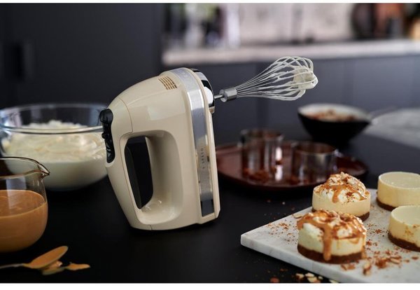KitchenAid Mikser χειρός 5KHM9212EAC 85 W (Κρεμώδες, Ασημί)