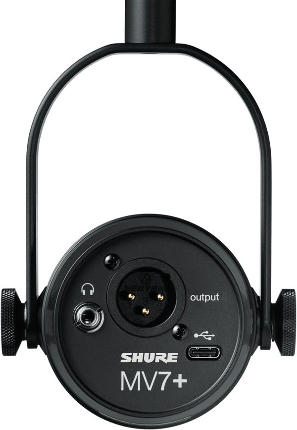 Mikrofon Shure MV7+ czarny (MV7+-K)