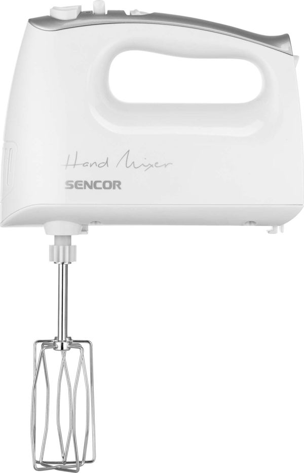 Sencor SHM 6206SS Μίξερ Χειρός με Περιστρεφόμενο Μπολ, 5 Ταχύτητες & Turbo, 300W