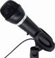 Gembird MIC-D-04 Επιτραπέζιο Μικρόφωνο Υπολογιστή με Τρίποδο 3.5mm, Μαύρο