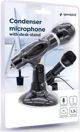 Gembird MIC-D-04 Επιτραπέζιο Μικρόφωνο Υπολογιστή με Τρίποδο 3.5mm, Μαύρο
