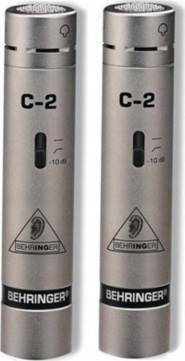 Behringer C-2 Στερεοφωνικό Σετ Μικρόφωνα Πυκνωτικά για Όργανα και Σκηνή (2 Τεμάχια)