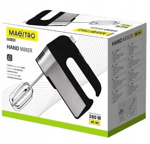 Χειροκίνητο μίξερ 500W MR-504 MAESTRO