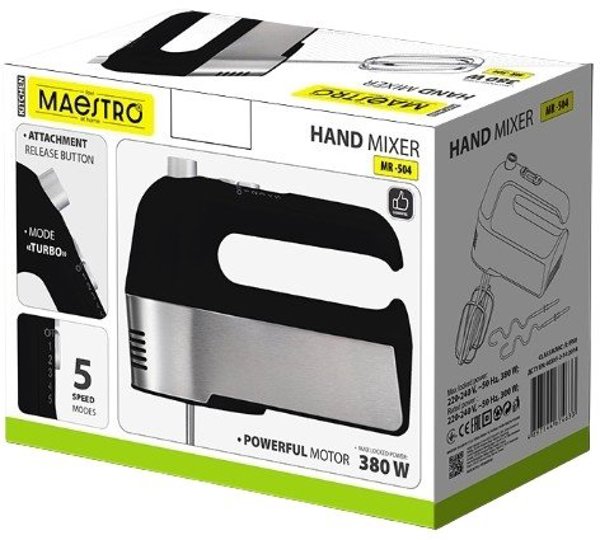 Χειροκίνητο μίξερ 500W MR-504 MAESTRO
