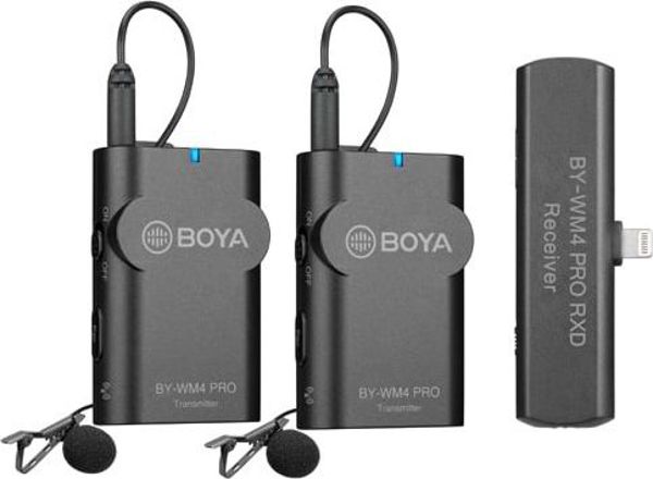Boya BY-WM4 Pro K4 Ασύρματο Μικρόφωνο Πέτου για Smartphone και Κάμερες