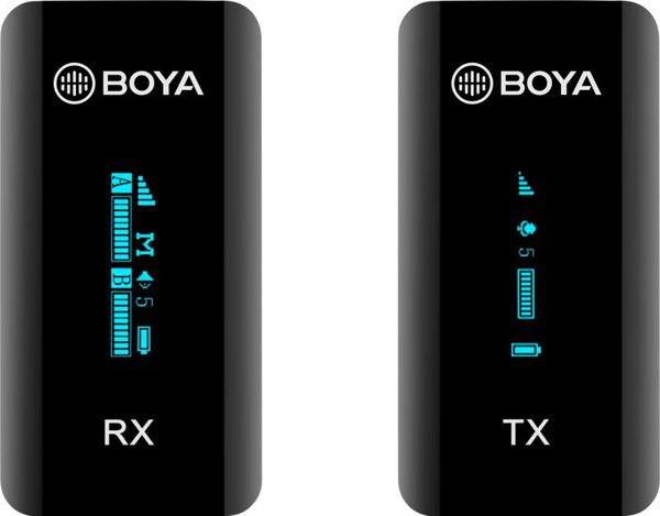 Μικρόφωνο Boya BY-XM6-S1 Εξαιρετικά συμπαγές σύστημα 2,4 GHz 1+1