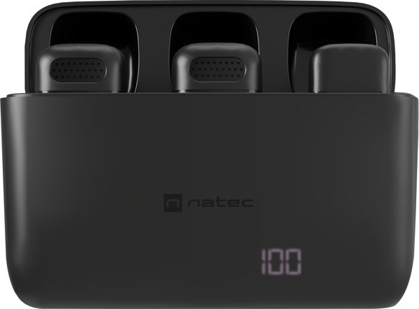 Natec Hopper Lightning Μικρόφωνο Για Apple iPhone & iPad, 2τμχ. (NMI-2256)