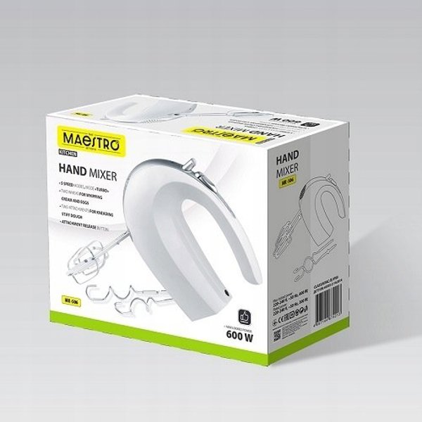 Χειροκίνητος μίξερ 600W MR-506 MAESTRO