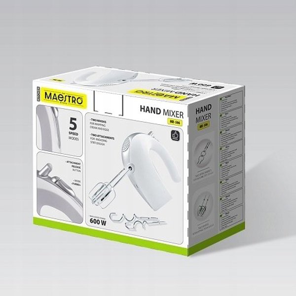 Χειροκίνητος μίξερ 600W MR-506 MAESTRO
