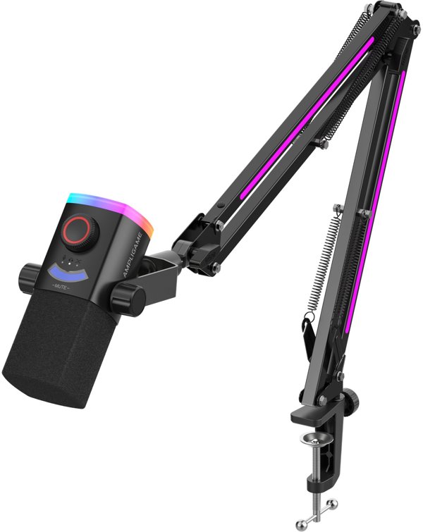 Mikrofon dynamiczny Fifine AM8PROT USB/XLR Czarny