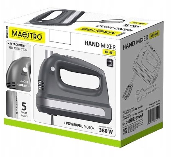 Maestro MR-501 Χειροκίνητο μίξερ 500W