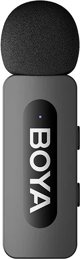 Boya BY-V2 V2.0 Υπερ-συμπαγές ασύρματο μικρόφωνο 2.4GHz για συσκευές lightning - 2TX+1RX