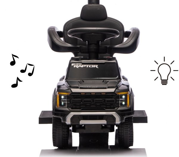 Milly Mally Όχημα Περπατούρα Ford F-150 3σε1 Με Λαβή - Black