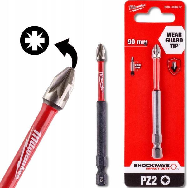 Milwaukee Bit Shockwave PZ2 90MM-1 szt.