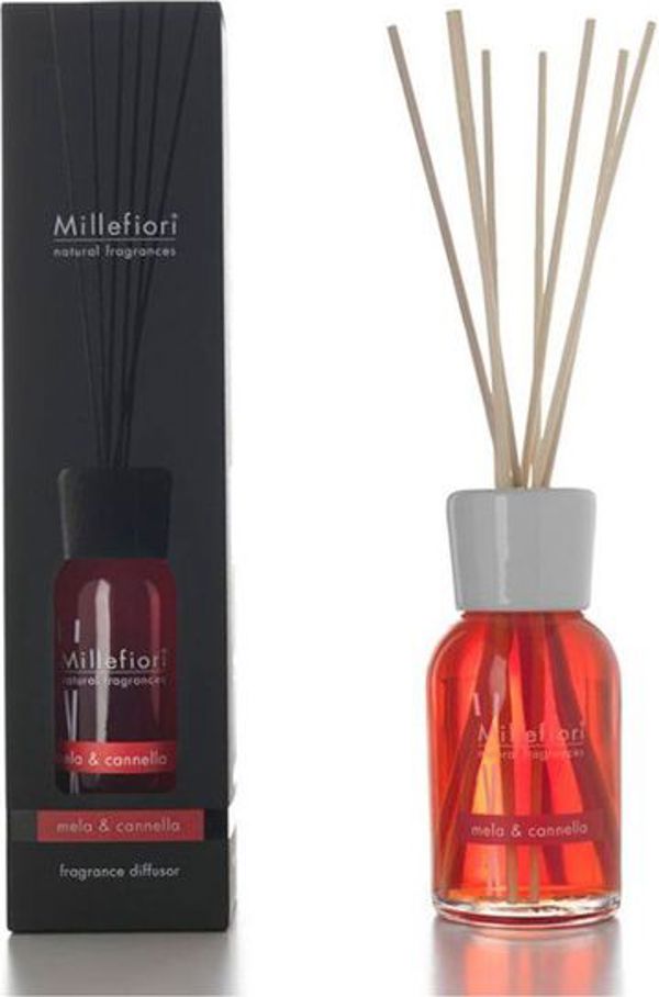 Millefiori Μπουκάλια αρωματικών ραβδών Mela & Cannella 100ml