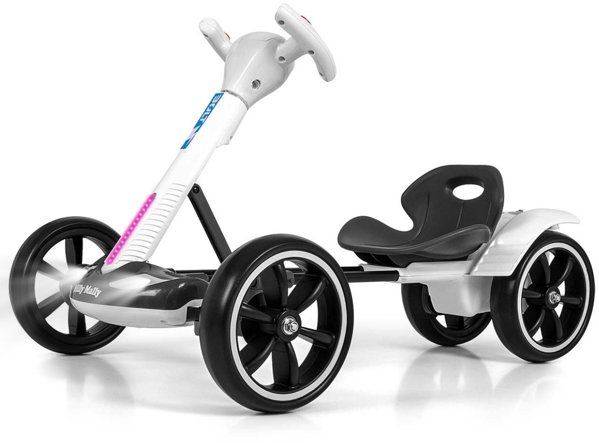 Milly Mally Gokart Bolt - Παιδικό Αυτοκίνητο με Μπαταρία - White
