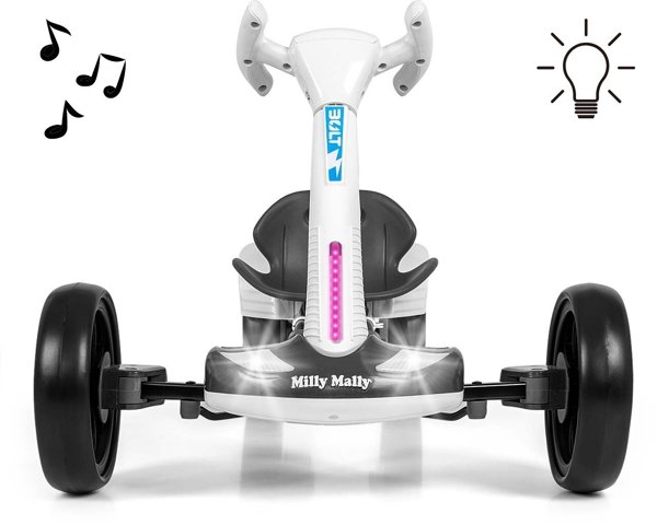 Milly Mally Gokart Bolt - Παιδικό Αυτοκίνητο με Μπαταρία - White