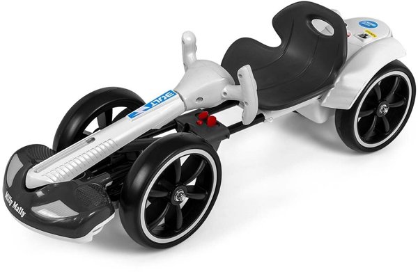 Milly Mally Gokart Bolt - Παιδικό Αυτοκίνητο με Μπαταρία - White