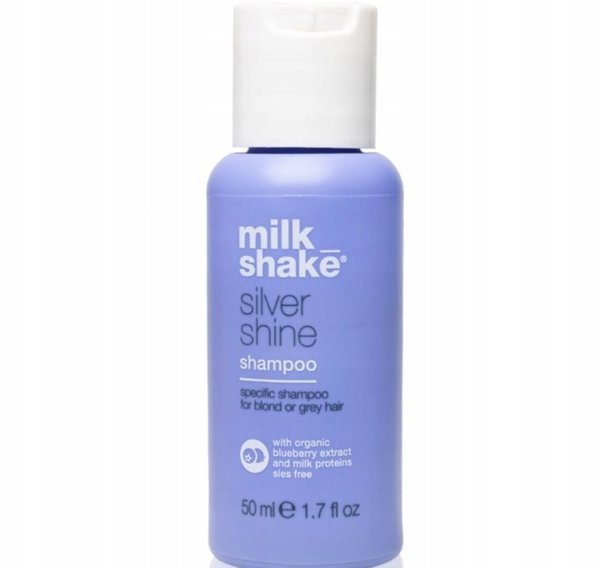 Milk Shake, Silver Shine, Hair Shampoo, For Neutralisation Of Yellow Tones, 50 ml For Women
