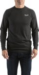 Milwaukee T-SHIRT ΜΑΚΡΥΜΑΝΙΚΟ - ΜΑΥΡΟ HTLSBL-M