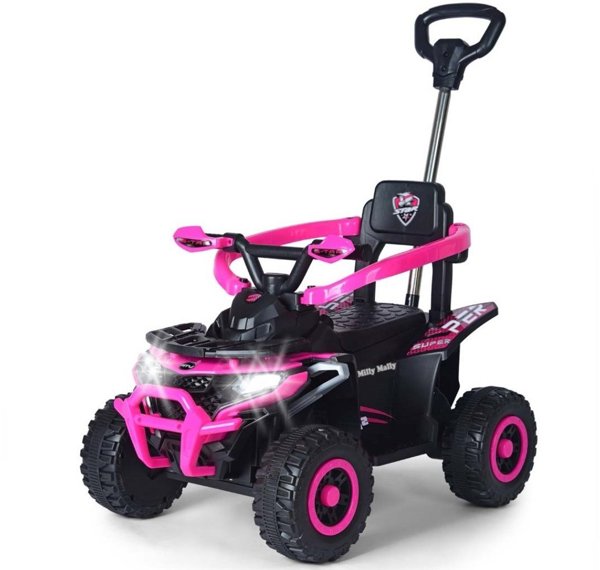 Milly Mally Milly Mally Pojazd na akumulator Star ATV Pink EDUKAMP