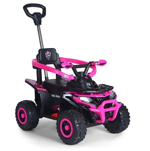 Milly Mally Milly Mally Pojazd na akumulator Star ATV Pink EDUKAMP