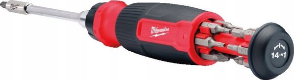 Milwaukee Screwdriver with bits MILWAUKEE 14in1