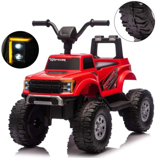 Milly Mally Ηλεκτροκίνητο Αυτοκίνητο Ford F-150 Raptor Red 12V - Παιδικό Όχημα
