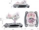 Περπατούρα Μωρού Milly Mally Patrol Plus Pastel Dots, Πολυλειτουργική Στρατευτάκι με Παιχνίδια, Πολύχρωμο