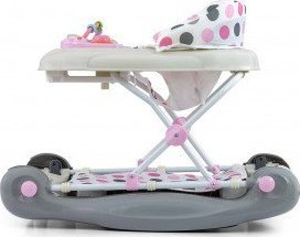 Περπατούρα Μωρού Milly Mally Patrol Plus Pastel Dots, Πολυλειτουργική Στρατευτάκι με Παιχνίδια, Πολύχρωμο