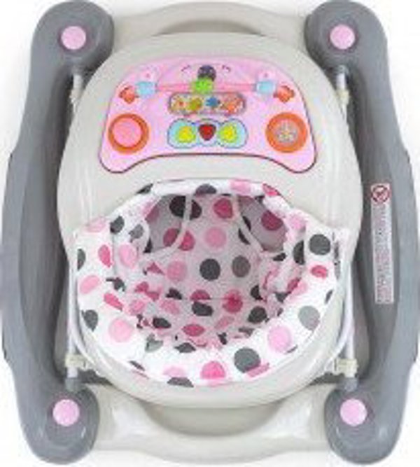 Περπατούρα Μωρού Milly Mally Patrol Plus Pastel Dots, Πολυλειτουργική Στρατευτάκι με Παιχνίδια, Πολύχρωμο