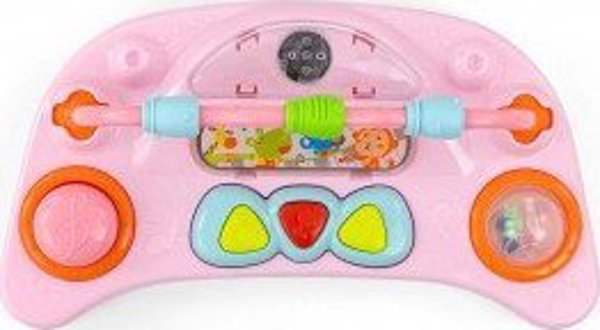 Περπατούρα Μωρού Milly Mally Patrol Plus Pastel Dots, Πολυλειτουργική Στρατευτάκι με Παιχνίδια, Πολύχρωμο