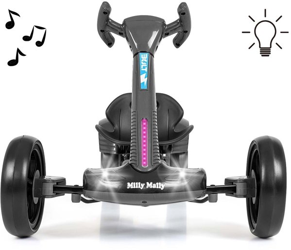 Milly Mally Milly Mally Pojazd na akumulator Gokart Bolt Black EDUKAMP