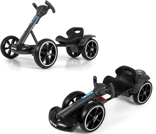 Milly Mally Milly Mally Pojazd na akumulator Gokart Bolt Black EDUKAMP