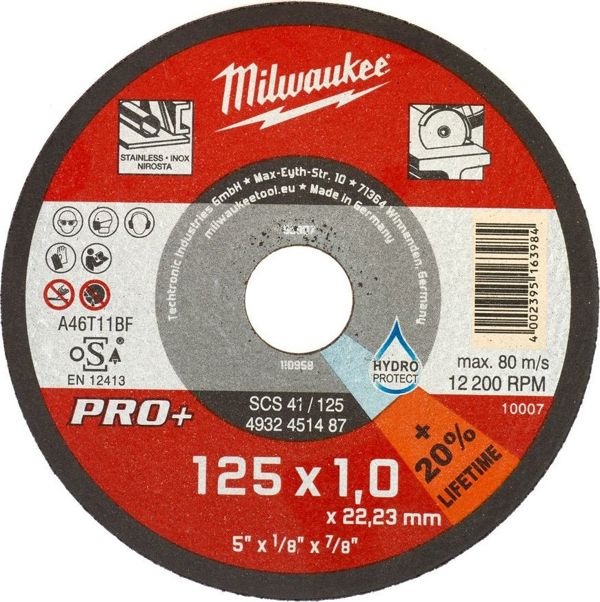 Milwaukee Τάργκα Σχισίματος Pro+ SCS 41 125 mm