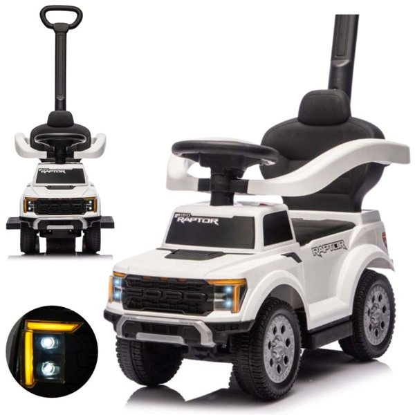 Milly Mally Όχημα Περπατούρα 3σε1 Ford F-150 με Λαβή - Λευκό