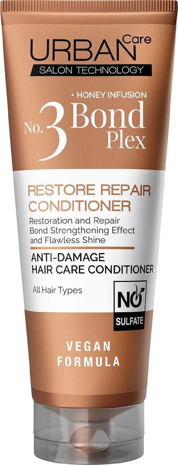 Milton URBAN HAIR CARE No:3 Bond Plex Restore Μαλακτική κρέμα μαλλιών 250 ml