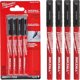Milwaukee MILWAUKEE MARKERS FINISHES, BLACK, 4 pcs