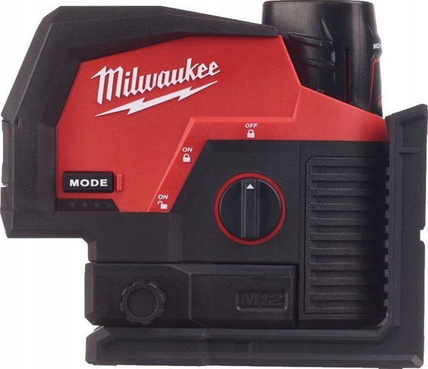 Milwaukee Akumuliatorinis lazerinis nivelyras M12 CLLP-0C žalias Milwaukee