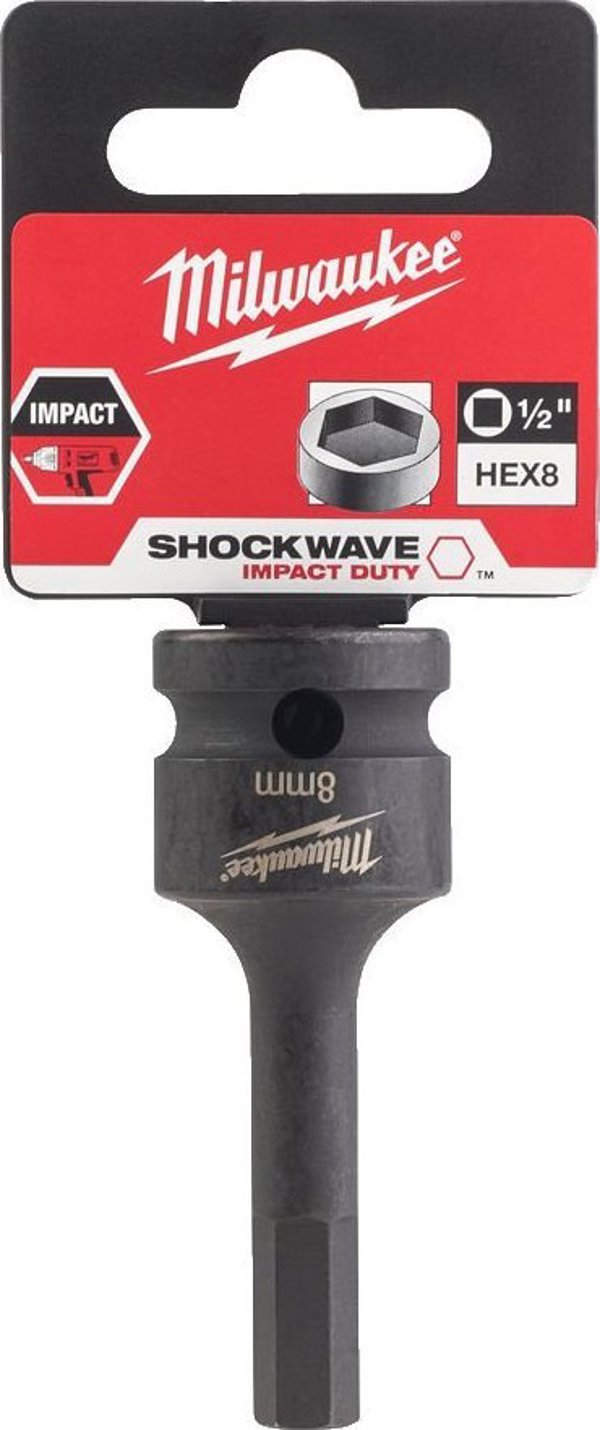 Milwaukee Nasadka udarowa do klucza 1/2 hex8 Milwaukee