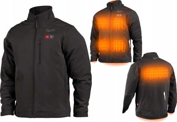 MILWAUKEE.HEATED JACKET M12HJBL5-0(XL) BLACK