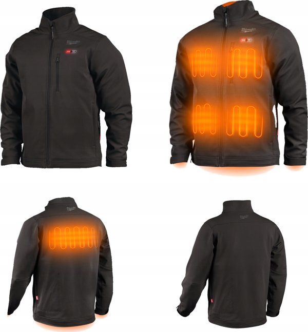 MILWAUKEE.HEATED JACKET M12HJBL5-0(XL) BLACK