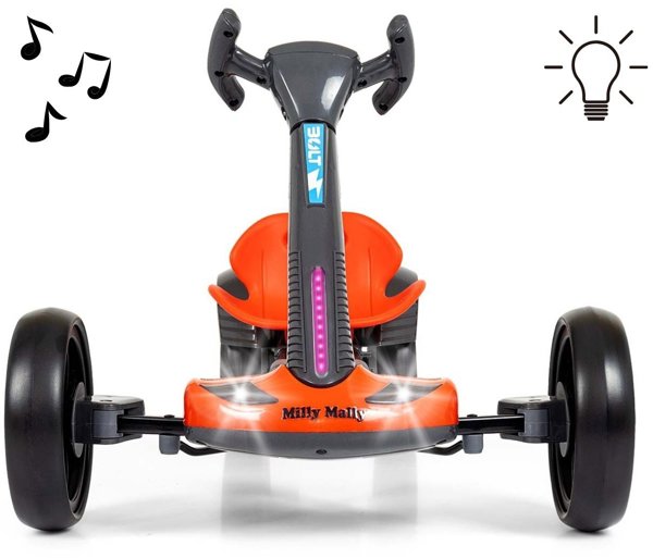 Milly Mally Milly Mally Pojazd na akumulator Gokart Bolt Red EDUKAMP