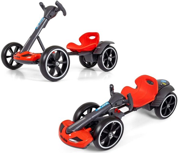 Milly Mally Milly Mally Pojazd na akumulator Gokart Bolt Red EDUKAMP