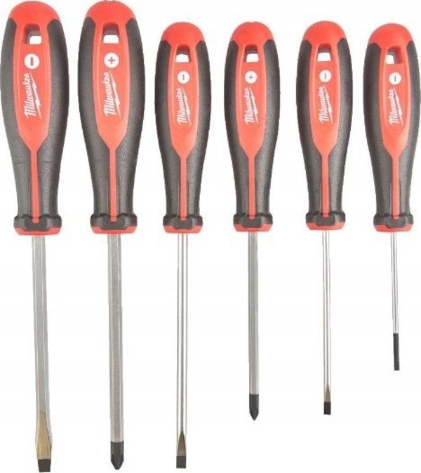 Milwaukee MILWAUKEE SCREWDRIVERS SET 6 pcs. (SL&PH)