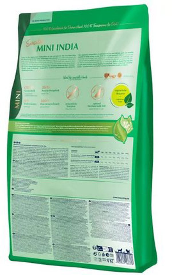 Mini India karma sucha dla psa 4 kg wegetarianska