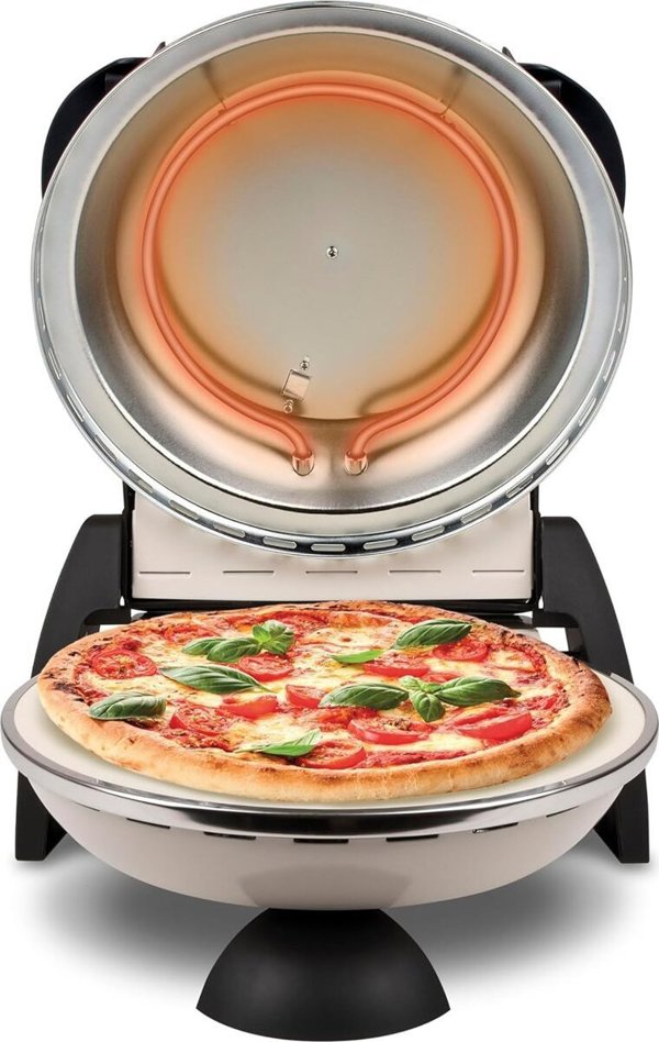 G3Ferrari Delizia G10006 Mini Φούρνος Πίτσας 1200W, για Πίτσα 31cm, Cream
