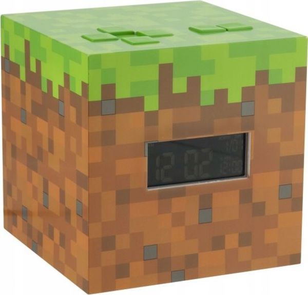 Minecraft Ψηφιακό Ξυπνητήρι Grass Block με Φωτισμό 8387599 - Επίσημο Προϊόν