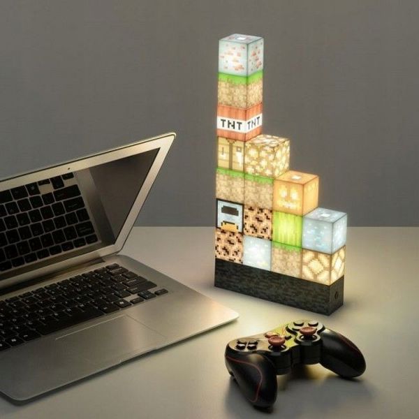 Λάμπα γραφείου LED Minecraft